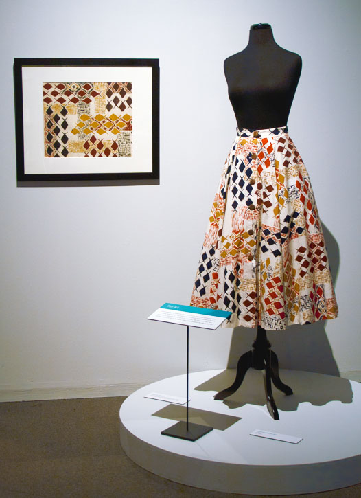 Full circle skirt & original textile art