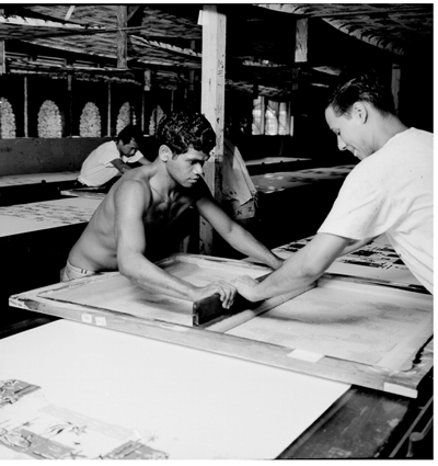 Handscreening Fabric